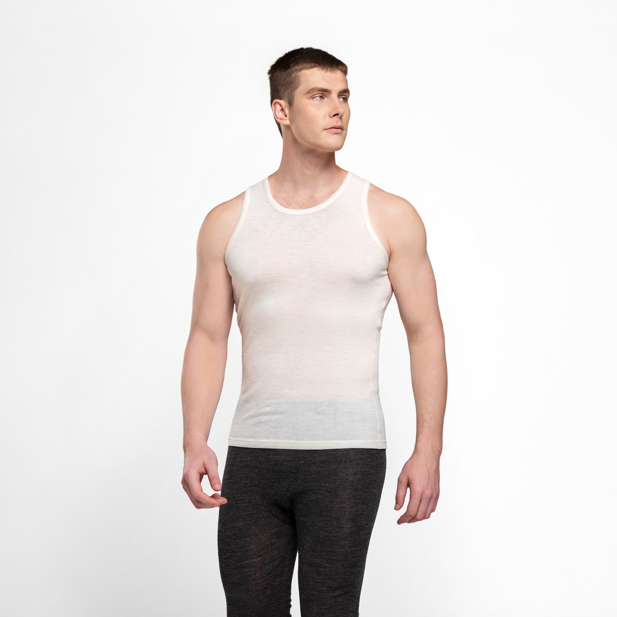 Singlet Herre 100% merinoull 